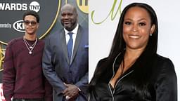 Shareef O,Neal (L), Shaquille O'Neal (M), and Shaunie Henderson (R). Credits: Imago Images