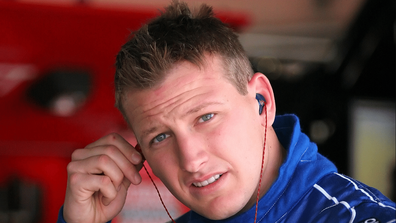 NASCAR Sprint Cup Series driver Michael McDowell (00) during practice for the Best Buy 400 at Dover International Speedway.