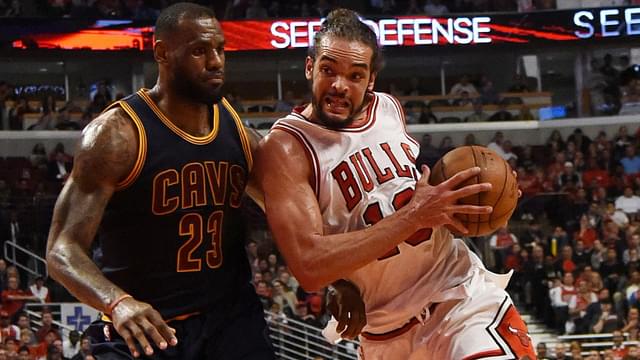 LeBron James and Joakim Noah