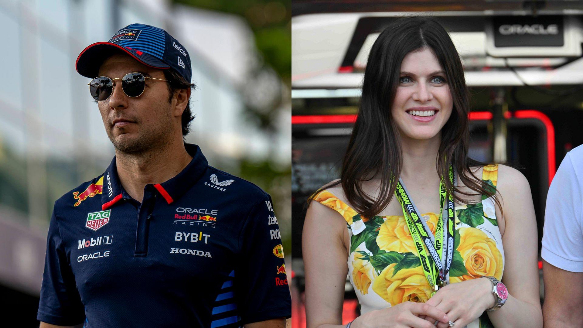 $75M Worth Sergio Perez Flaunts a Humble $3.2k Tag Heuer Promoted by Baywatch-Famed Alexandra Daddario