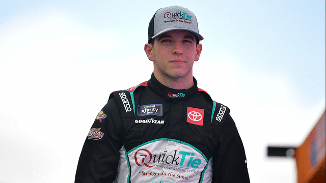 NASCAR Xfinity Series driver Chandler Smith (81) before the Liuna 300 at Las Vegas Motor Speedway.