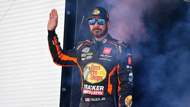 NASCAR Cup Series driver Martin Truex Jr. (19) before the South Point 400 at Las Vegas Motor Speedway