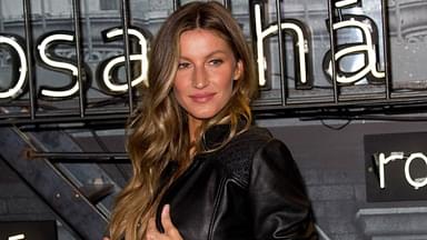 Brazilian former top model GISELE BUNDCHEN attends a fashion event in a store in Sao Paulo, Brazil.