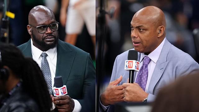 Shaquille O'Neal (L) and Charles Barkley (R)