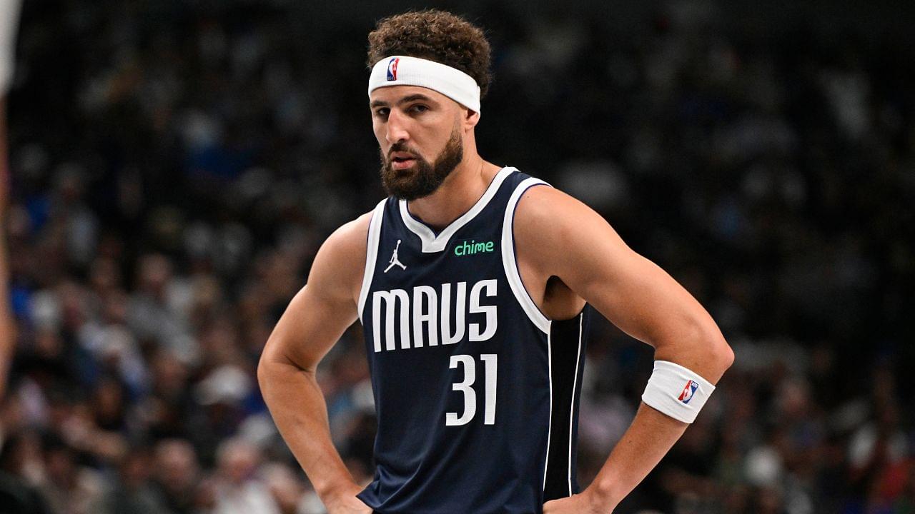 Dallas Mavericks guard Klay Thompson (31) during the game between the Dallas Mavericks and the San Antonio Spurs at the American Airlines Center.