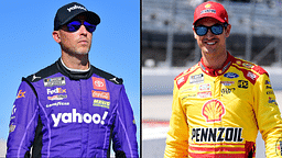 Denny Hamlin (L) Joey Logano (R)