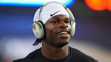 Colorado Buffaloes wide receiver Travis Hunter (12) before the game against the Cincinnati Bearcats at Folsom Field.