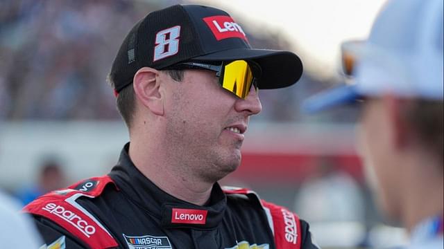 NASCAR Cup Series driver Kyle Busch (8) during the All Star race at North Wilkesboro Speedway.