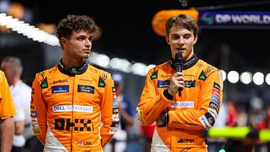 NORRIS Lando (gbr), McLaren F1 Team MCL38, PIASTRI Oscar (aus), McLaren F1 Team MCL38, portrait during the Formula 1 Singapore Grand Prix 2024, 18th round of the 2024 Formula One World Championship