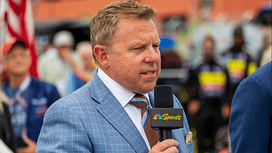 June 2nd 2024: NBC Sports broadcaster Leigh Diffey talks prior to the Chevrolet Detroit Grand Prix. The NTT IndyCar, Indy Car, IRL, USA Series runs the Chevrolet Grand Prix on the streets of downtown Detroit, Michigan. ( CSM) - ZUMAc04_ 20240602_zma_c04_302 Copyright: xJonathanxTencax