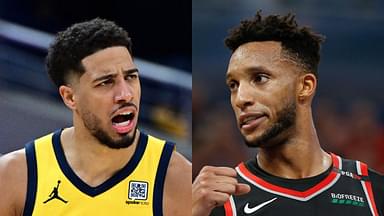 Tyrese Haliburton and Evan Turner