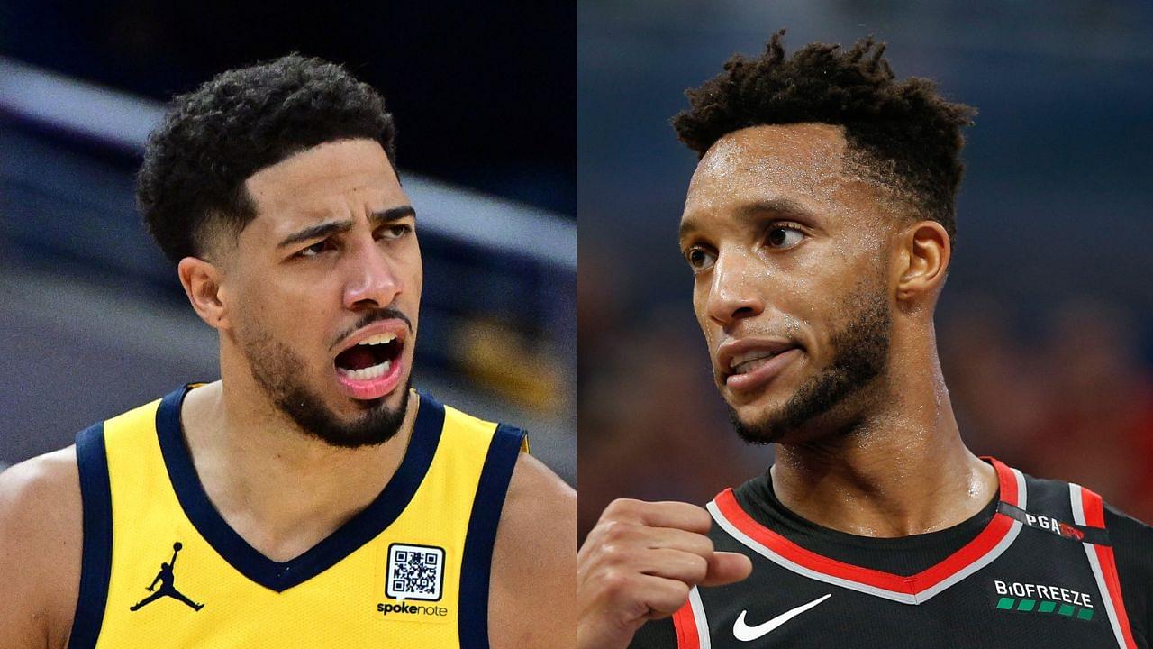 Tyrese Haliburton and Evan Turner