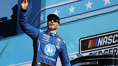 NASCAR Cup Series driver Jimmie Johnson (84) during driver introductions before the Daytona 500 at Daytona International Speedway.