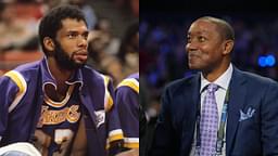 Kareem Abdul-Jabbar (L) and Isiah Thomas (R)