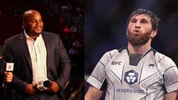 Daniel Cormier (L) and Magomed Ankalaev (R)