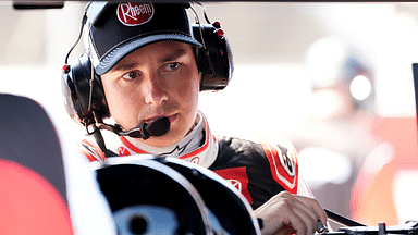 NASCAR Cup Series driver Christopher Bell (20) stands at his pit box during practice for the Cook Out Southern 500 at Darlington Raceway.