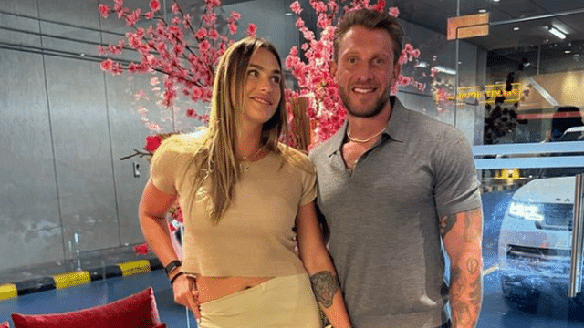 Aryna Sabalenka (L) and Georgios Frangulis (R) are in a relationship and Frangulis broke the news to her about becoming World No.1