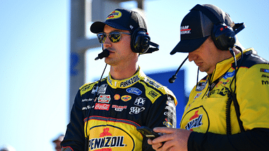 NASCAR Cup Series driver Joey Logano (22) during qualifying for the South Point 400 at Las Vegas Motor Speedway