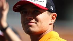 Lando Norris waves to fans during the driver s parade at the Formula 1 Pirelli United States Grand Prix at Circuit of the Americas in Austin, Texas