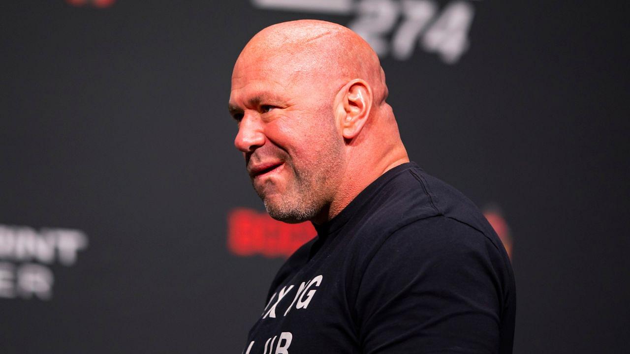 UFC president Dana White during weigh ins for UFC 274 at the Arizona Federal Theatre.