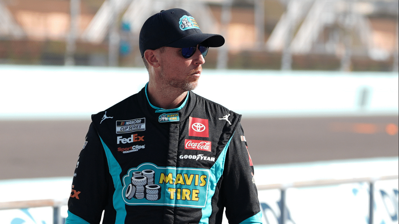 NASCAR Cup Series driver Denny Hamlin (11) during qualifying for the Straight Talk Wireless 400 at Homestead-Miami Speedway.