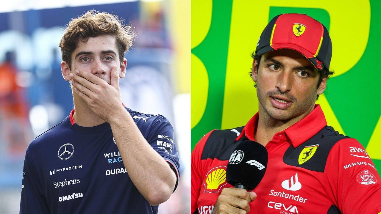 Franco Colapinto(L), Carlos Sainz(R)