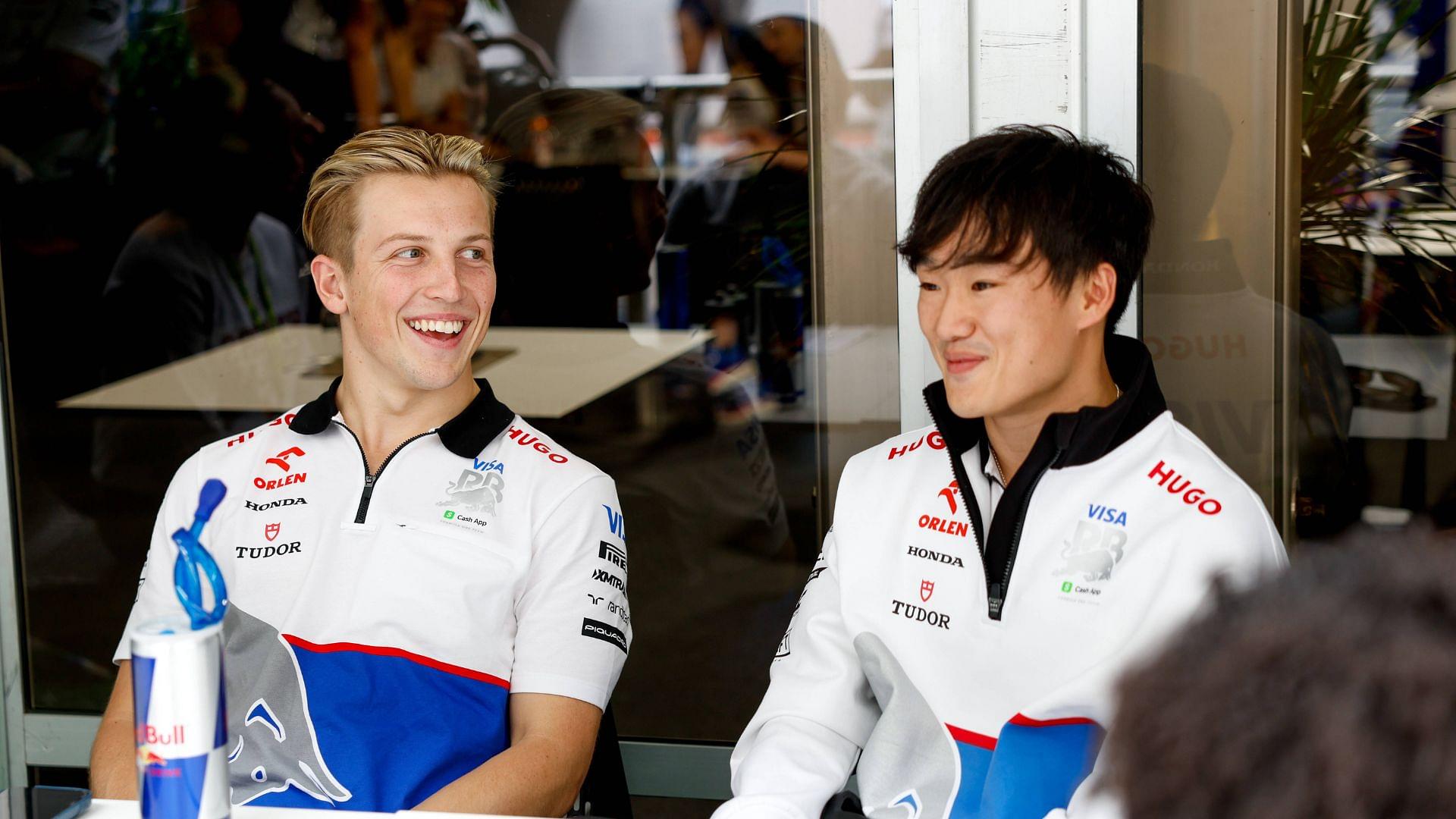 Liam Lawson (NZL, Visa Cash App RB Formula One Team), 22 Yuki Tsunoda (JPN, Visa Cash App RB Formula One Team)