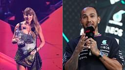 Taylor Swift(L), Lewis Hamilton(R)