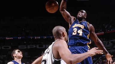 Shaquille O'Neal Led the League in Scoring From Less Than 5ft For 10 Seasons in a Row