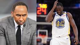 Stephen A. Smith (L) and Draymond Green (R)