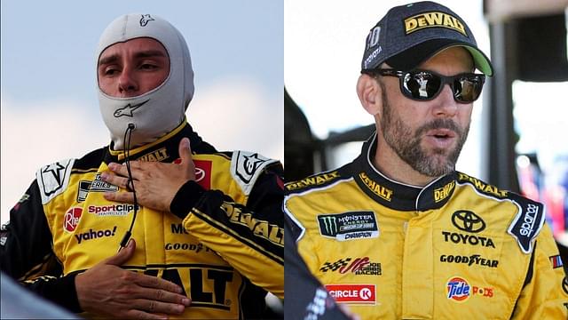 Christopher Bell(L) and Matt Kenseth(R)