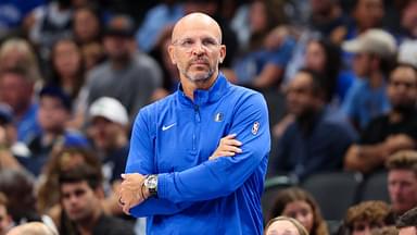 Dallas Mavericks head coach Jason Kidd reacts during the second half against the Utah Jazz at American Airlines Center