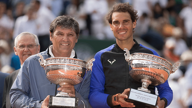 Toni Nadal and Rafael Nadal