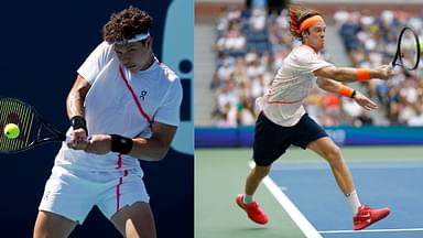 Andrey Rublev's Smiling Reaction to Ben Shelton's Goofy Act at Swiss Indoors Goes Viral