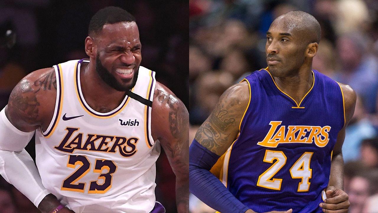 LeBron James and Kobe Bryant