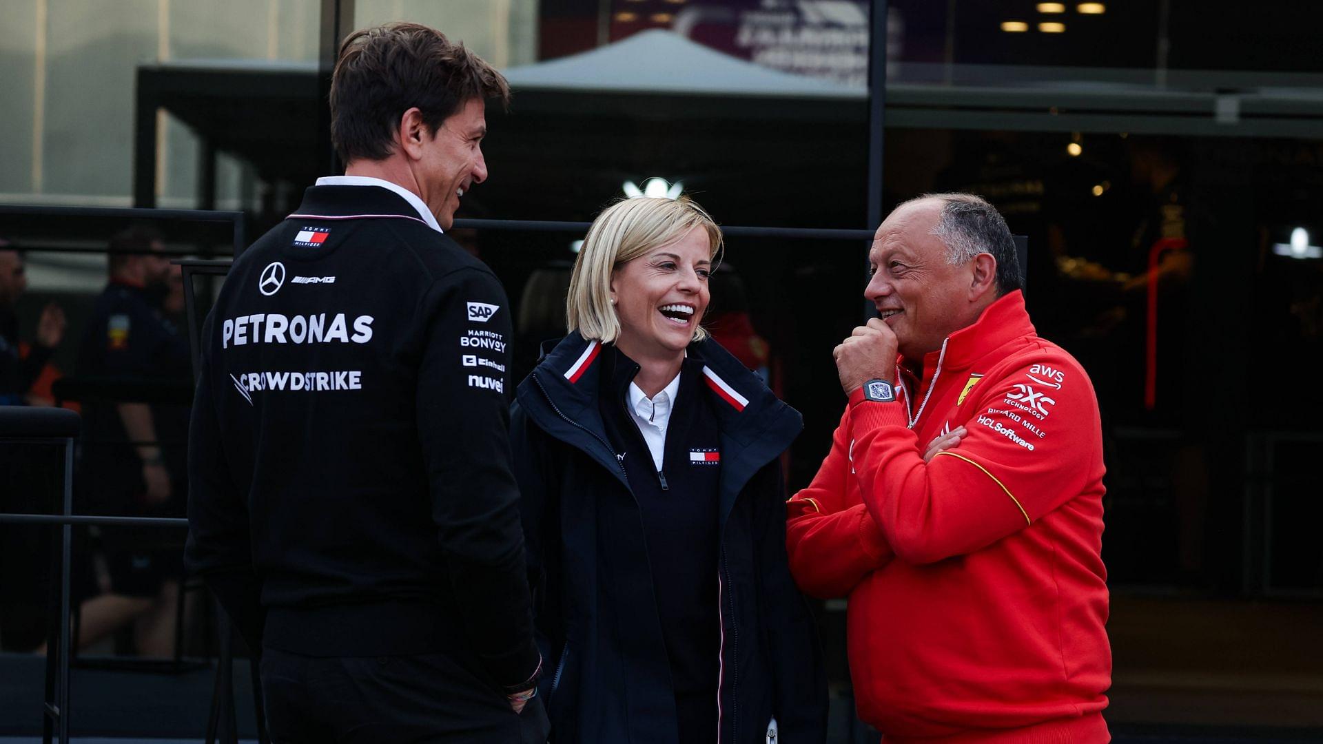 Susie Wolff Gives Insight Into Toto Wolff's Relationship With Fred Vasseur: "Not As Close As It Was"