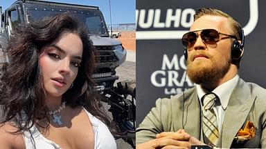 Nina Marie Daniele (L) and Conor McGregor (R)