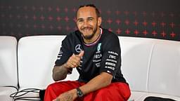 Lewis Hamilton during the post race media interview as he wins , Max Verstappen 2nd and Lando Norris 3rd in the Formula 1 Qatar Airways British Grand Prix at Silverstone