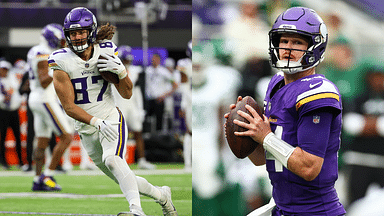 Insider Provides Major Injury Updates on Sam Darnold, T.J. Hockenson Ahead of Lions vs. Vikings Clash