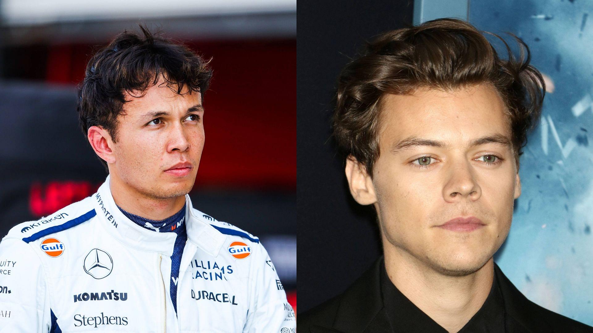 Alex Albon Shares Moment of 'Fangirling' Over Harry Styles