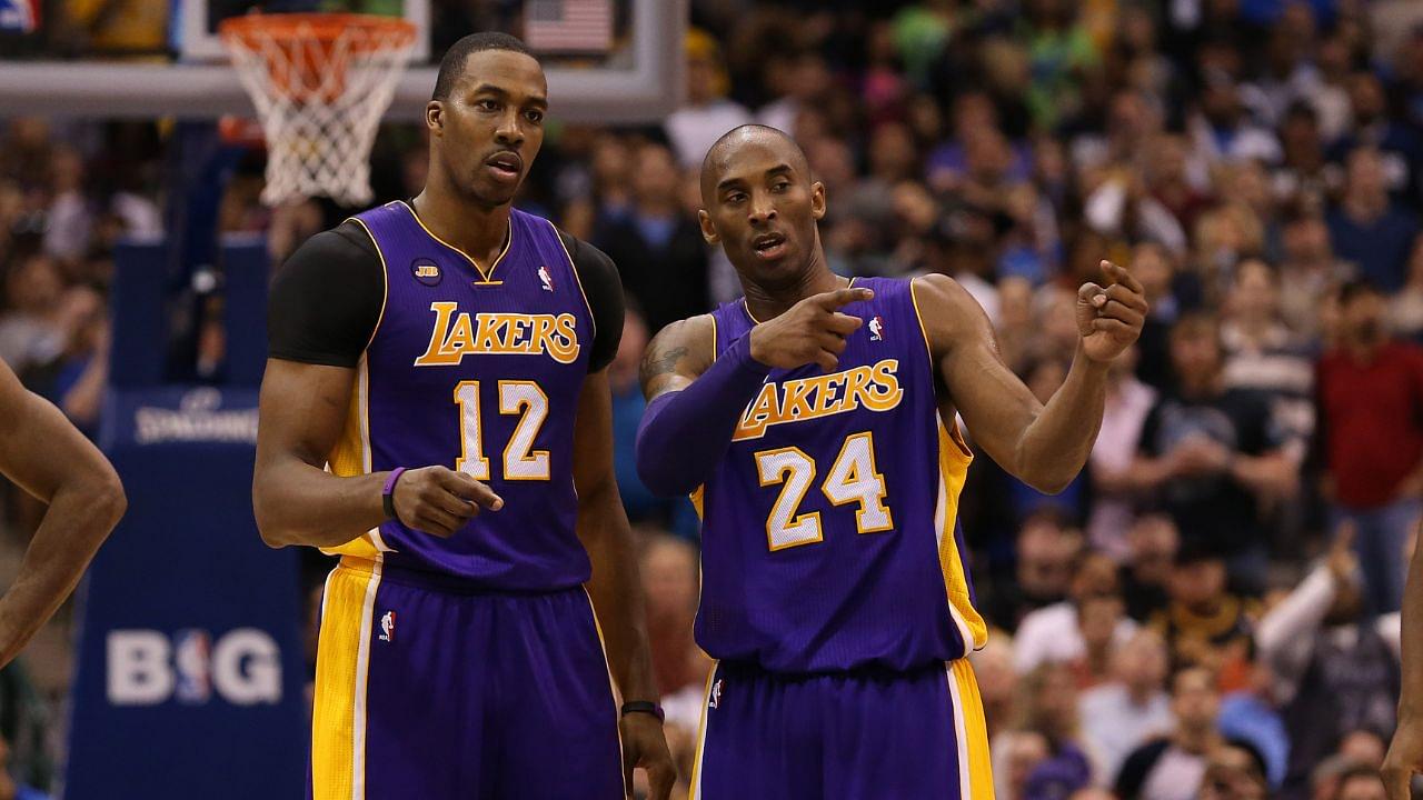 Dwight Howard and Kobe Bryant in 2012