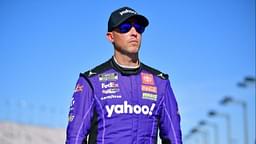 NASCAR Cup Series driver Denny Hamlin (11) during qualifying for the South Point 400 at Las Vegas Motor Speedway.