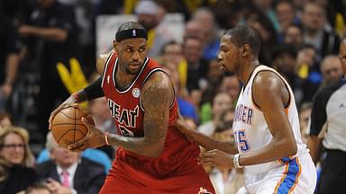 LeBron James and Kevin Durant in 2013