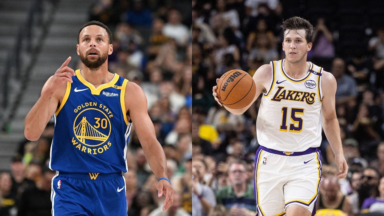 WATCH: Stephen Curry Mocks Austin Reaves for Flopping in Preseason Contest