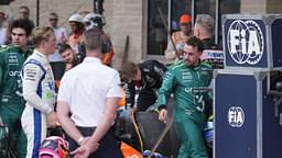 Fernando Alonso (ESP), Aston Martin Aramco Cognizant Formula One Team diskutiert mit Liam Lawson (NZL)