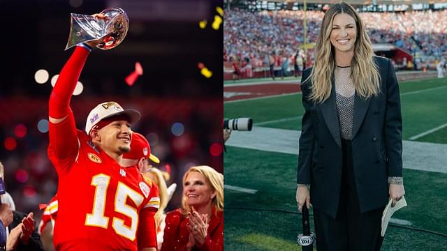 Patrick Mahomes and Erin Andrews