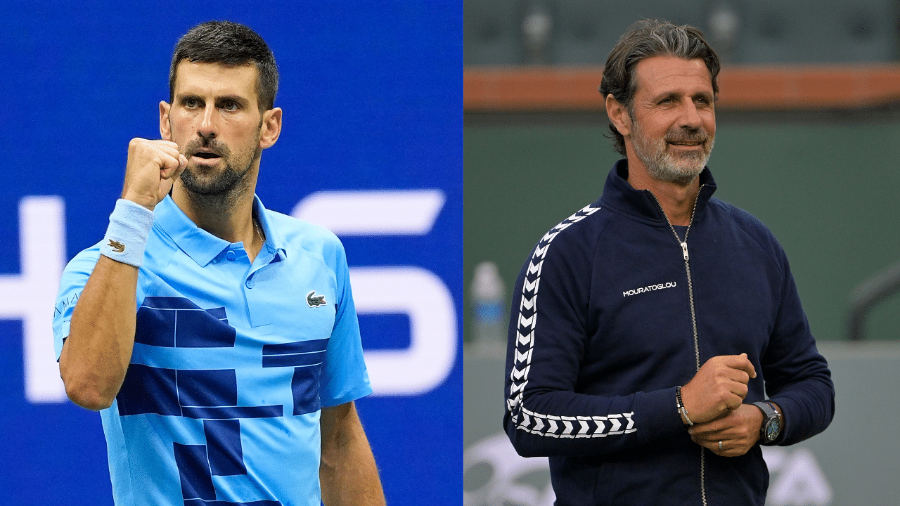 Novak Djokovic and Patrick Mouratoglou