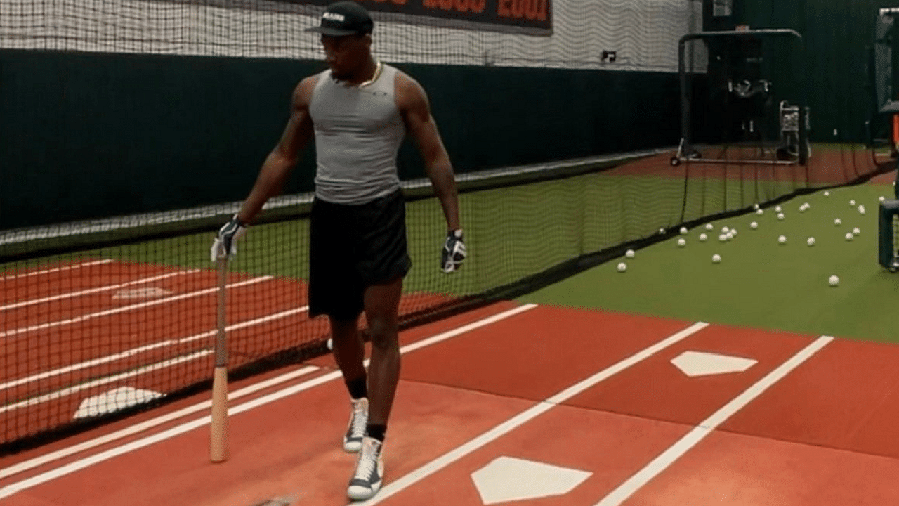 Fred Kerley Showcases Baseball Skills While Reflecting on His Journey: “It’s All Coming Back Slowly”