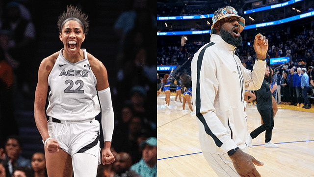 A'ja Wilson and LeBron James