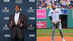 Shannon Sharpe(L) and Rob Gronkowski(R)